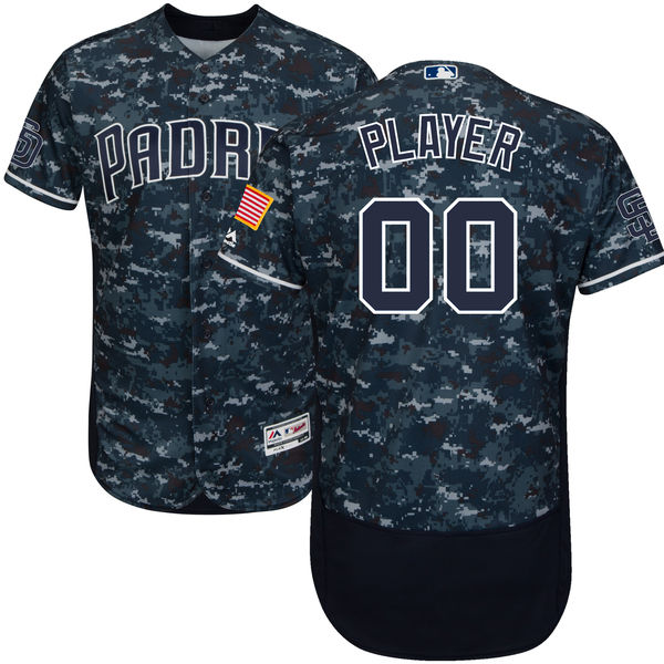 Men's San Diego Padres Flex Base Custom Jersey MLBC0086